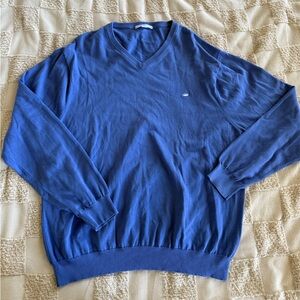 Southern Tide Deep Blue V-Neck Sweater size XXL